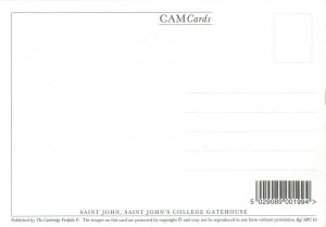 Post card England Cambridge Saint John's College detail