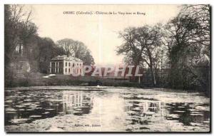 Orbec - Chateau de la Vespieres and Pond - Old Postcard