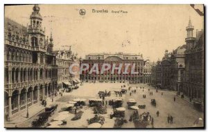 Old Postcard Brussels Grand Place