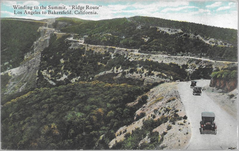 Winding to the summit ridge route between los angeles and bakersfield #2