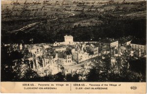 CPA Militaire Clermont-en-Argonne - Panorama du Village (91901)