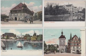 KONSTANZ Germany 14 Vintage Postcards Mostly pre-1920 (L5344)