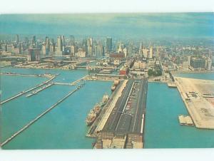 Pre-1980 AERIAL VIEW OF TOWN Chicago Illinois IL n3247