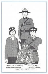 c1910's The Police Canada The RCMP Woman In Review Order #2 Canada Postcard
