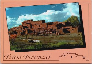 Taos Pueblo New Mexico Vintage Postcard BS.27