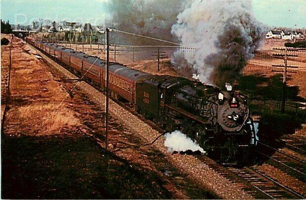 Railroad, NH, Dover, New Hampshire, Boston & Maine , Steam Powered Express Train