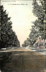 Redkey Indiana IN North Meridian Street c1910 Postcard