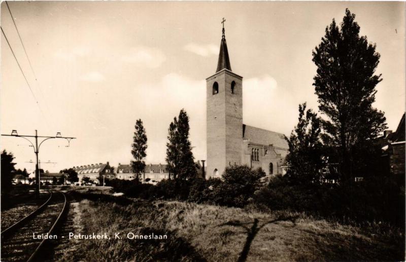 CPA AK LEIDEN - Petruskerk, K. Onneslaan. NETHERLANDS (714144)