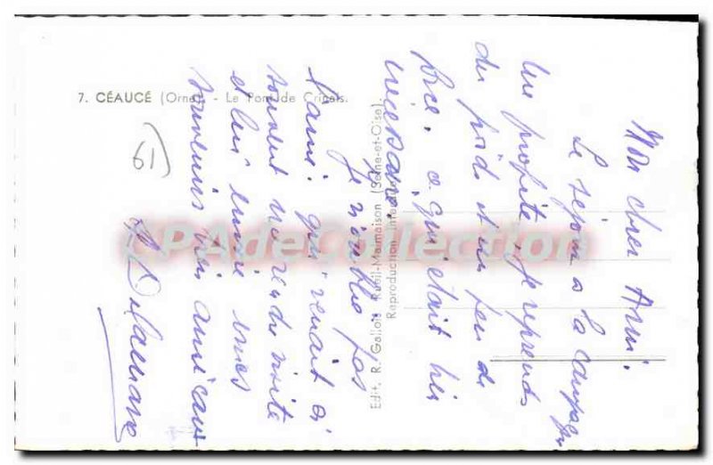 Postcard Old Bridge Ceauce