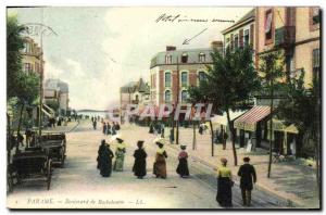 Old Postcard Parame Boulevard Rochebonne