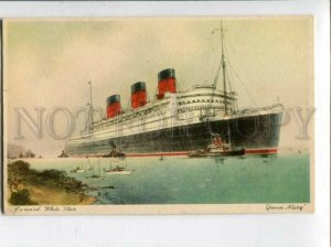 3120432 Cunard White Star Lane QUEEN MARY Ocean Liner Vintage