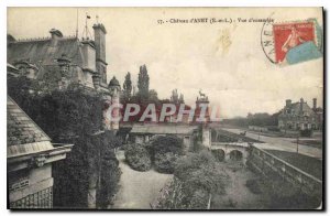 Old Postcard Chateau d'Anet E and L Overview