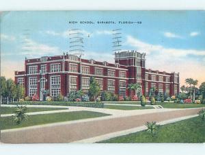 Linen SCHOOL SCENE Sarasota Florida FL J8568