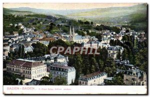 Germany Old Postcard Baden Baden Furst Solms Schloss gesehen