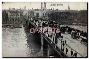 Old Postcard London Bridge