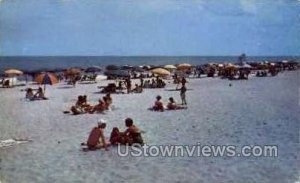 Beach Scene in Ocean City, Maryland