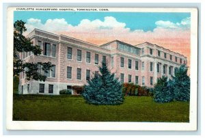 The Charlotte Hungerford Hospital Torrington Connecticut CT Unposted Postcard 