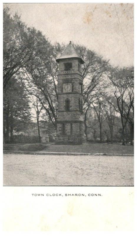 Connecticut  Sharon ,  Tower Clock