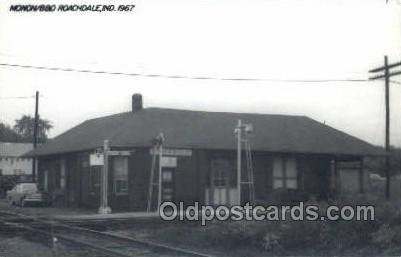 Kodac Paper -Monon B and O Roach dale, IN, Indiana, USA Train Railroad Statio...