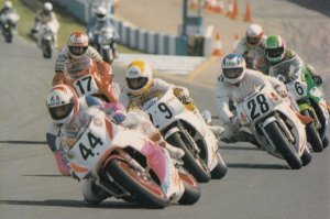 Castle Donington 1990 Motorbike Motorcycle Grand Prix Postcard