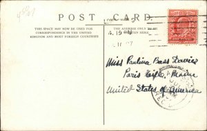 Zoo Regents Park London NW Common Herons Birds 1900s-20s Vintage Postcard