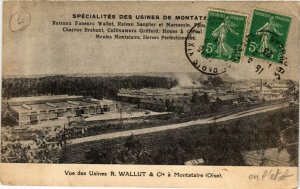 CPA AK Vue des Usines R. Wallut & Cie a MONTATAIRE (259751)