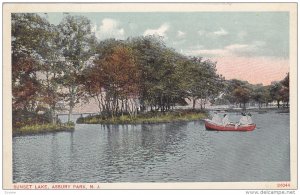 Boating, Sunset Lake, ASBURY PARK, New Jersey, 1910-1920s