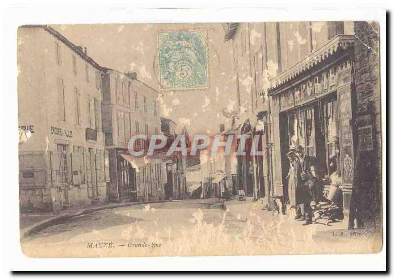 Mauze Old Postcard Grand Street