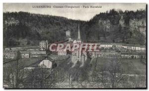 Old Postcard Clausen Luxemburg Park Mansfeld