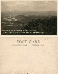 GRANDVIEW POINT LOOKOUT HOTEL BEDFORD PA ANTIQUE RPPC REAL PHOTO POSTCARD