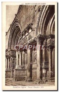 Gard Saint Gilles Old Postcard Portal & # 39eglise