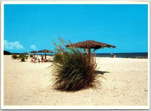 VINTAGE CONTINENTAL SIZE POSTCARD GULFPORT BEACH MISSISSIPPI