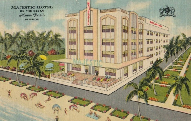 MIAMI BEACH , Florida , 1930-40s ; Majestic Hotel