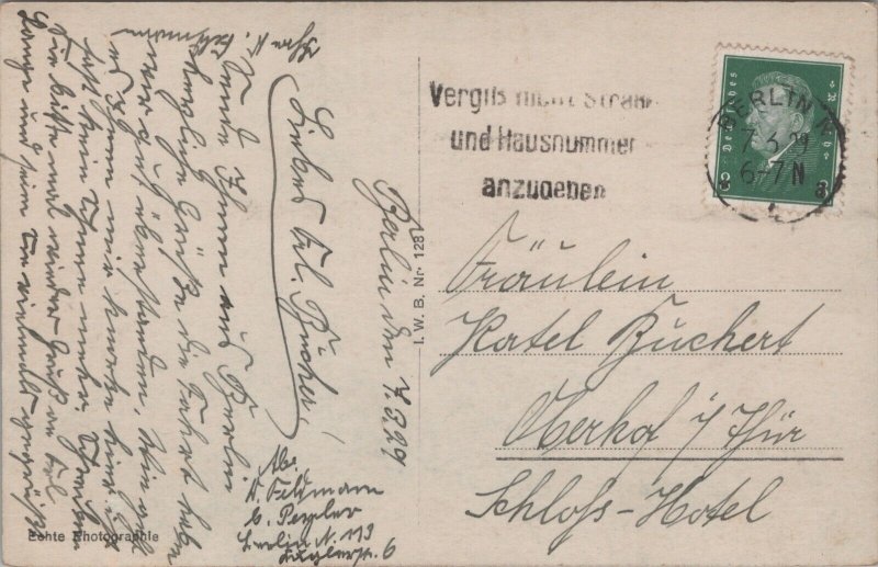 Germany Berlin Spittelmarkt Vintage RPPC C019