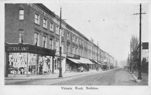Fancy Dress Shop Jerylands Victoria Road Surbiton Old Postcard