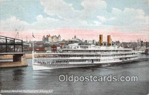 Steamer Hendrick Hudson Albany, NY USA Ship Postal Used Unknown 