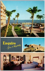 Enquire Given To Hospitality Golf Ocean Drive Fort Lauderdale Florida Postcard