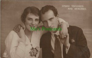 Couples Postcard - Romantic Couple - Happy Thoughts and Memories  RS25064