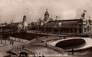 1908 RPPC Court of Arts, Franco-British Expo, London P151