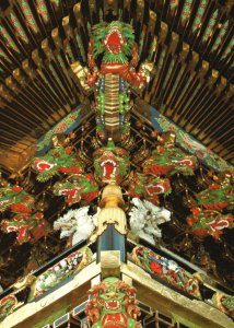 Postcard Sculptural Beauty Of The Yomeimon Gate Shinto Shrine Nikko Japan