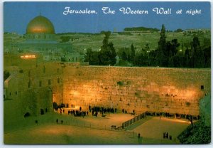 M-78170 The Western Wall at night Jerusalem Israel