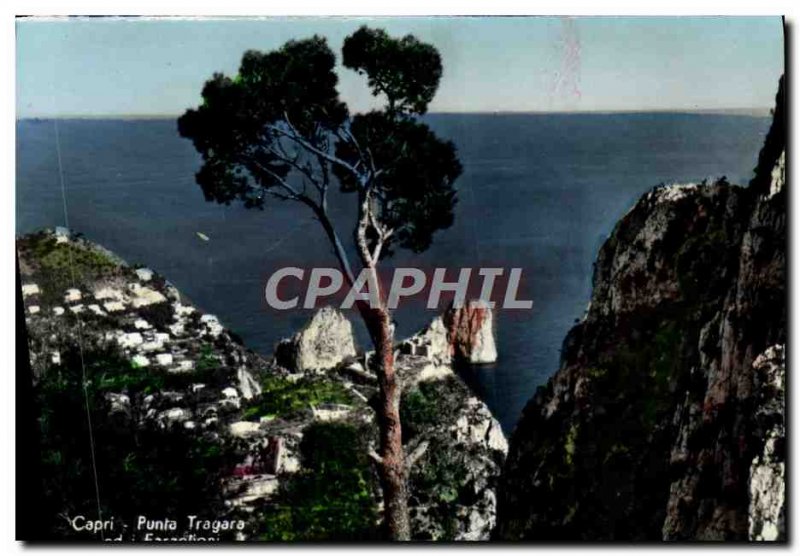 Modern Postcard Capri Punta Tragara ed Faraglioni