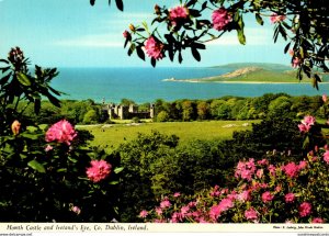 Ireland County Dublin Howth Castle and Ireland's Eye