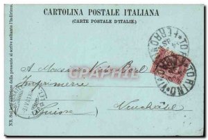 Old Postcard Torino Facciata della Stazione Centrale