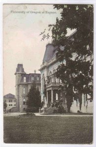University Oregon Eugene OR 1909 postcard