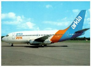 Arkia Boeing 737 Airplane Postcard