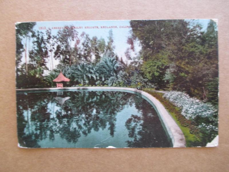 1909 USA Picture Postcard - Smiley Heights Reservoir, Redlands, CA (WW83)