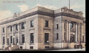 Ohio Zanesville Post Office 1912