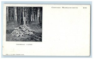 c1900s Thoreau Cairn Concord, Massachusetts MA PMC Unposted Antique Postcard