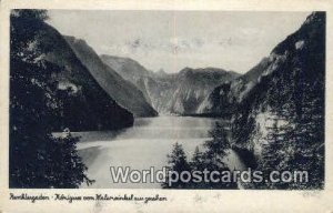 Konigssee vom Malenusiunkel aus gesehen Benchtesgaden Germany Unused 